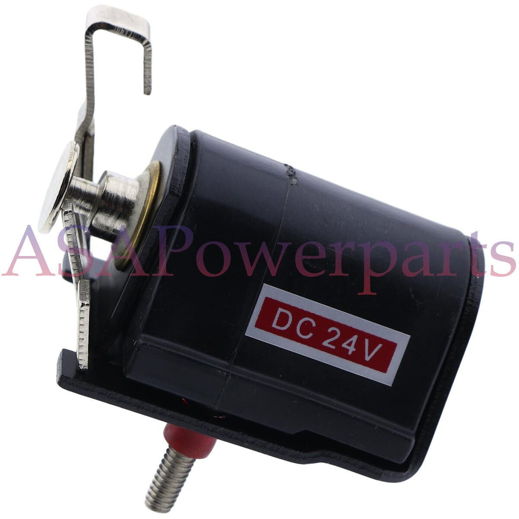24V Injection Pump Solenoid 26387 RE62240 for John Deere500C 510 710D 590D 595D