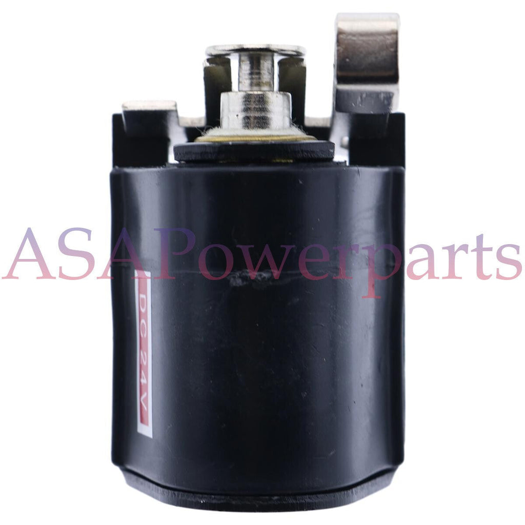 24V Injection Pump Solenoid 26387 RE62240 for John Deere500C 510 710D 590D 595D
