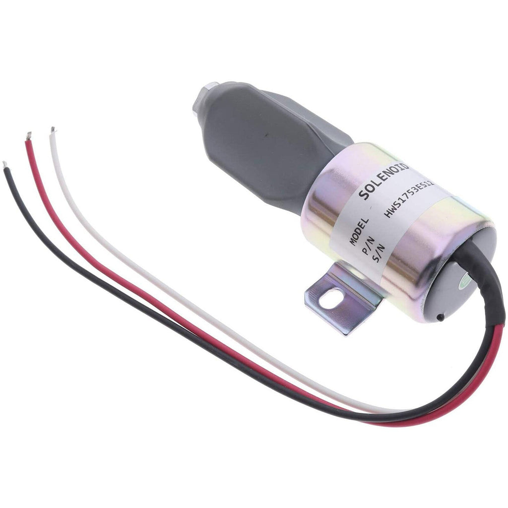 12V Fuel Shut Off Solenoid 1753ES-12E6ULB1S1 SA-3786-12 for Kubota 21HP 91-05