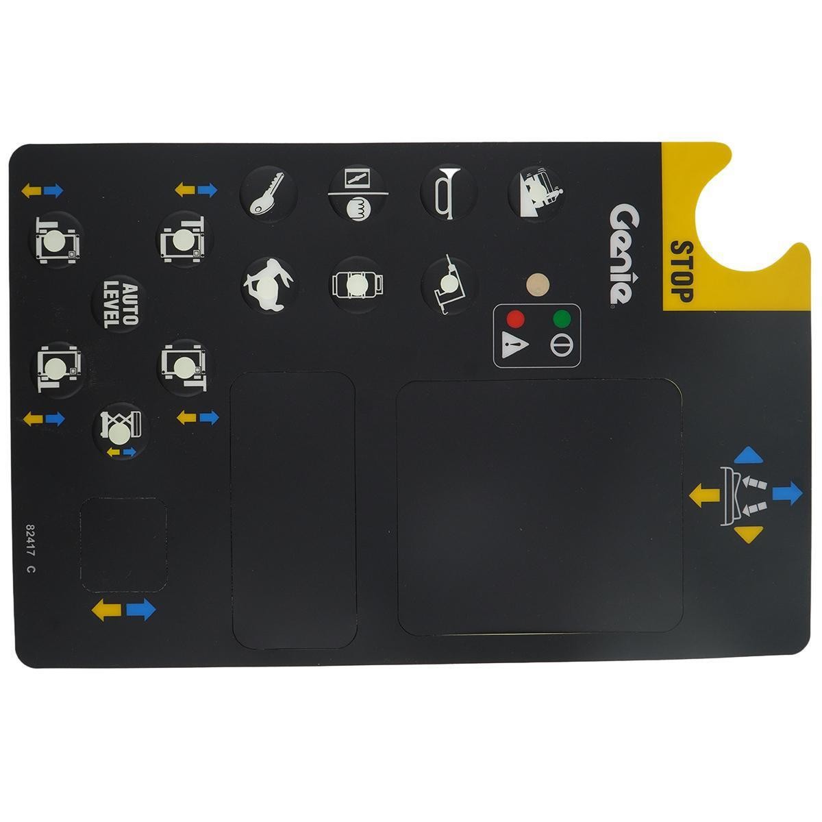 Platform Control Panel Decal 82417GT forGenie GS-2668 RT GS-3384 GS-3390 GS-4390