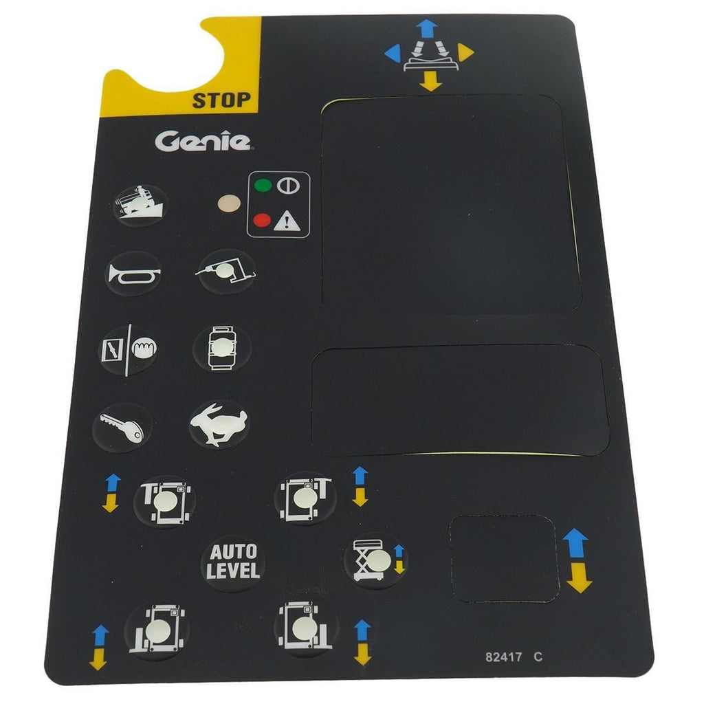 Platform Control Panel Decal 82417GT forGenie GS-2668 RT GS-3384 GS-3390 GS-4390