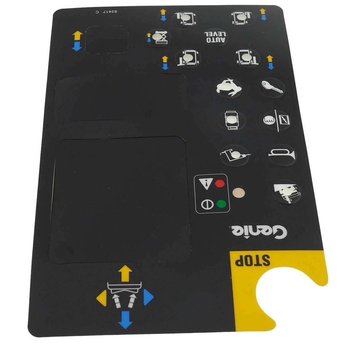 Platform Control Panel Decal 82417GT forGenie GS-2668 RT GS-3384 GS-3390 GS-4390