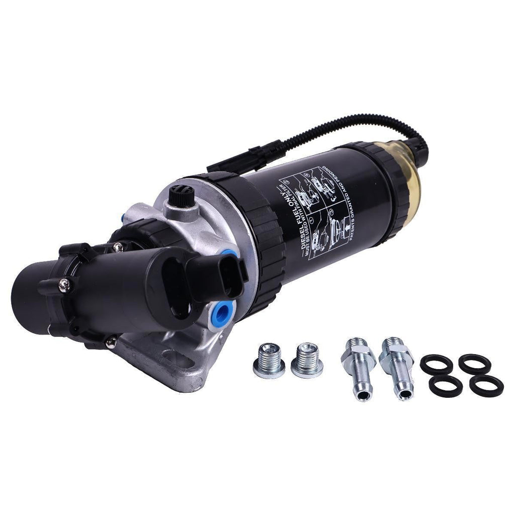 24V Fuel Filter Assy RE559946 for John Deere 4045 6068 210 130G 160GLC 180GLC
