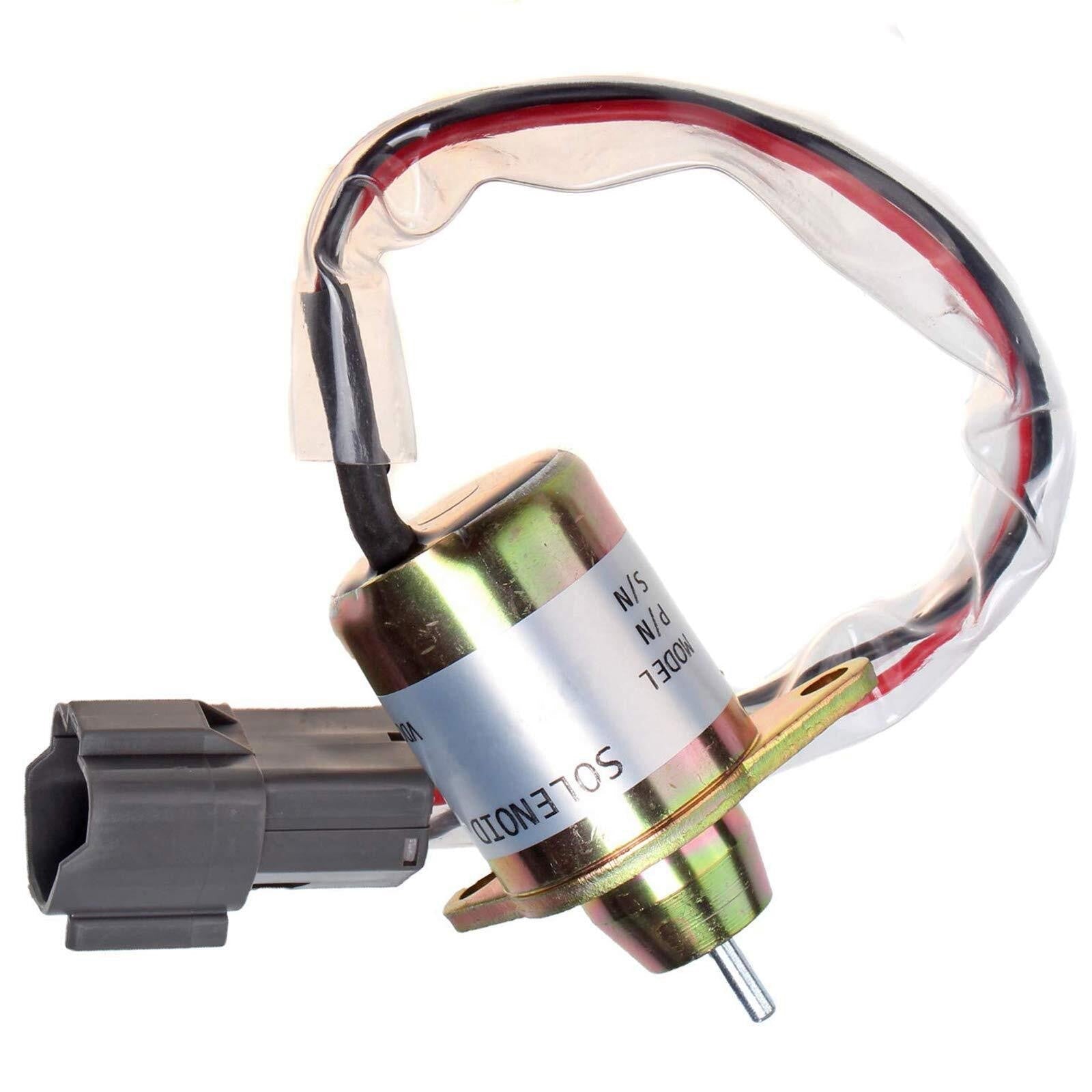 Fuel Shut Off Solenoid 129612-77940 for Yanmar 3TNV88-BPTB2 TB235 Doosan DH80