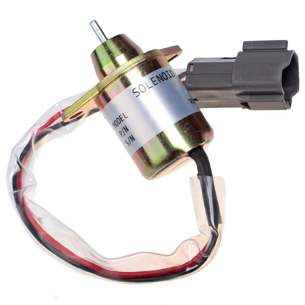 Fuel Shut Off Solenoid 129612-77940 for Yanmar 3TNV88-BPTB2 TB235 Doosan DH80