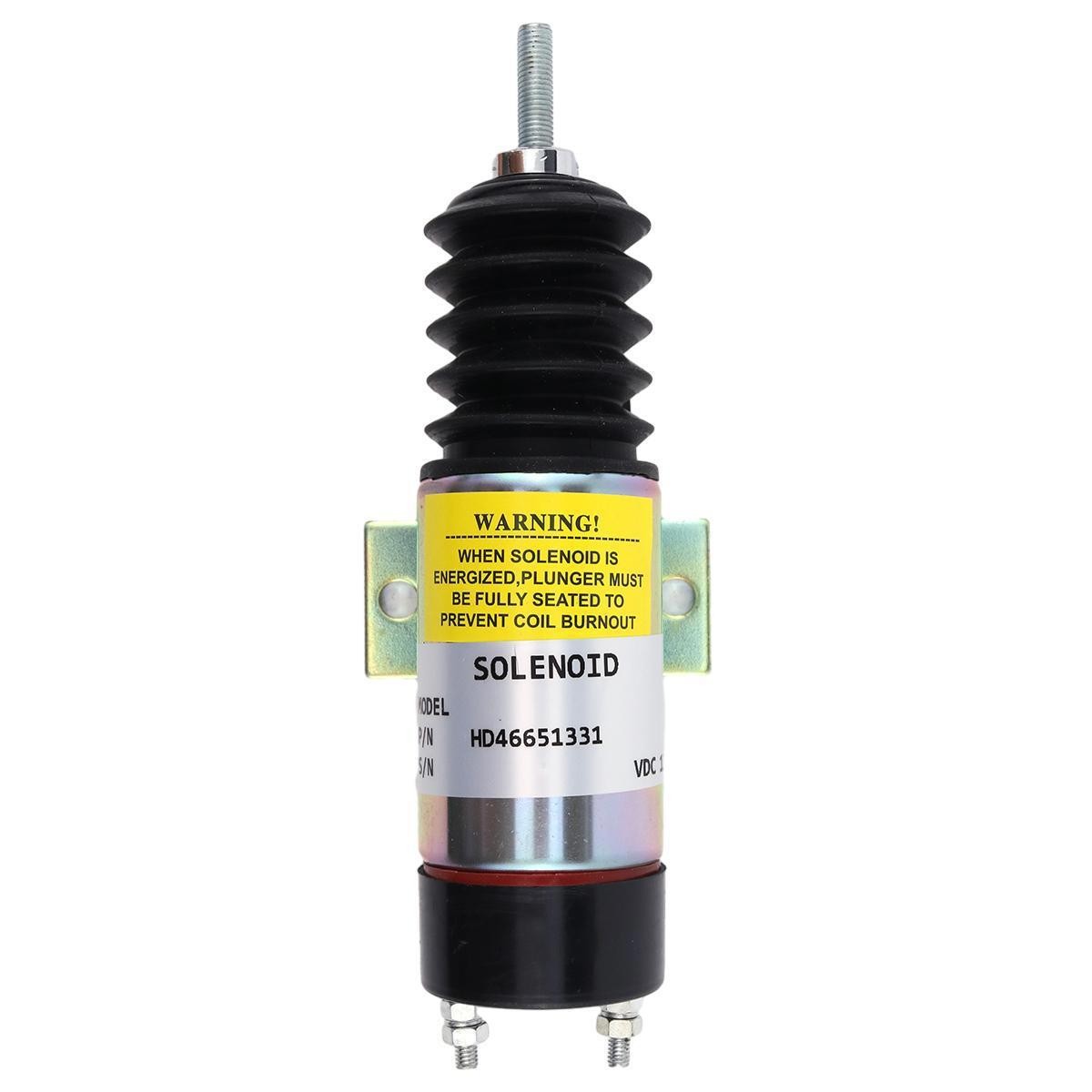 2 Terminals 12V Dual Coil Pull Solenoid D610-B1V12 for Kubota D905 Engine