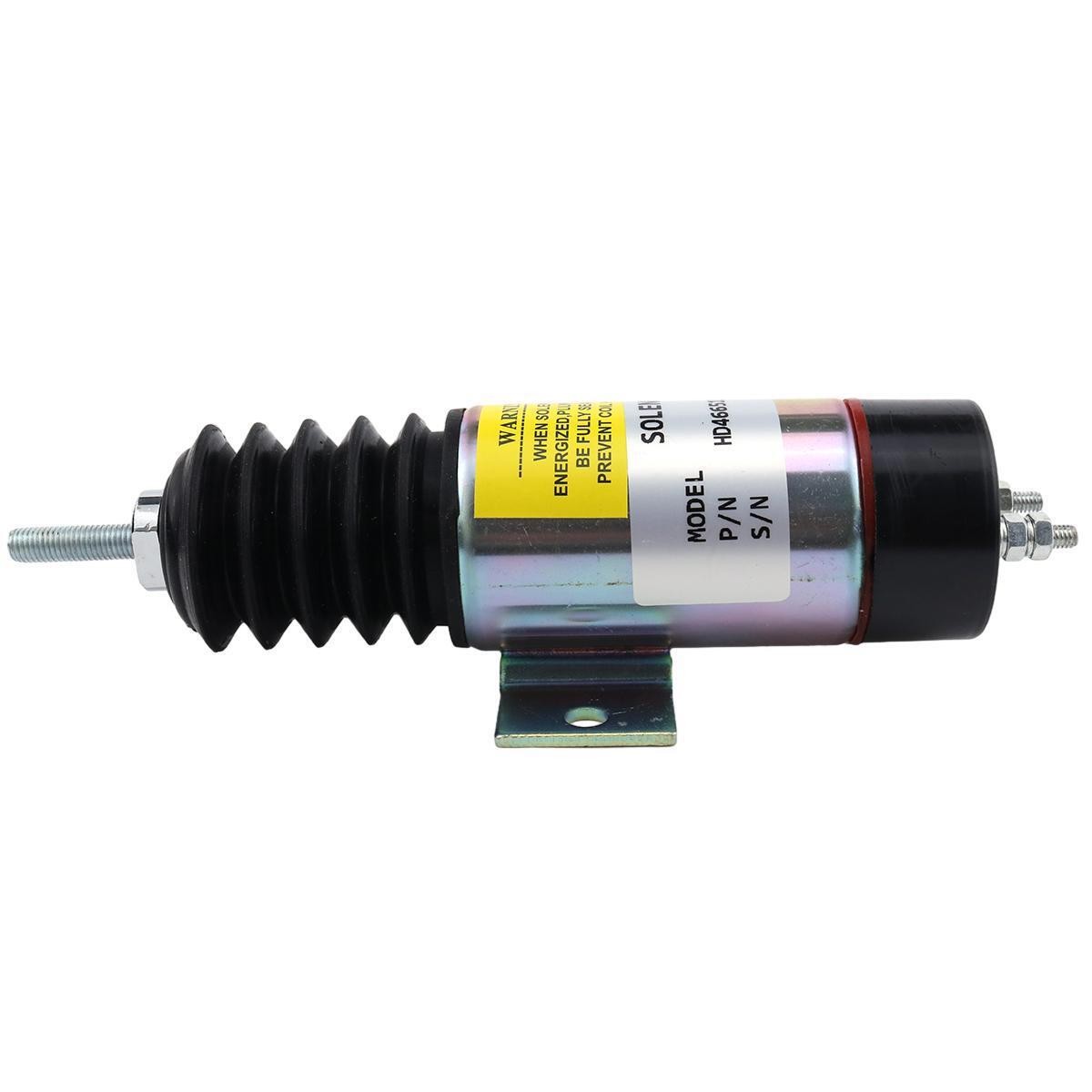 2 Terminals 12V Dual Coil Pull Solenoid D610-B1V12 for Kubota D905 Engine