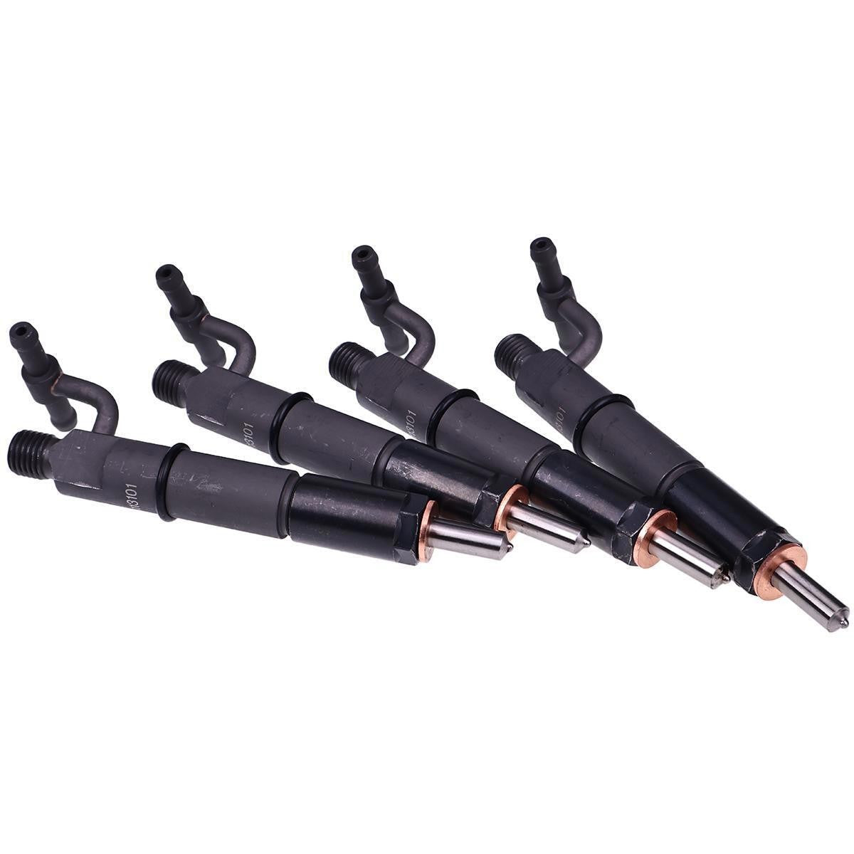 4Pcs Fuel Injector 6204-11-3101 for Komatsu 4D95LE-2D 4D95LE-2A 4D95LE-2B PC60-7