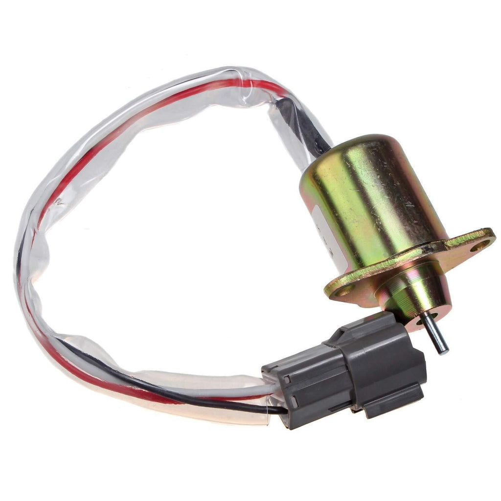12V Fuel Shutoff Solenoid M808284 for John Deere 17D 17G 26G 27D 35D 50D 110 790