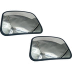 2 Pcs 9"X12" Rectangle Mirror For Komatsu Hitachi Kobelco Caterpillar Excavator