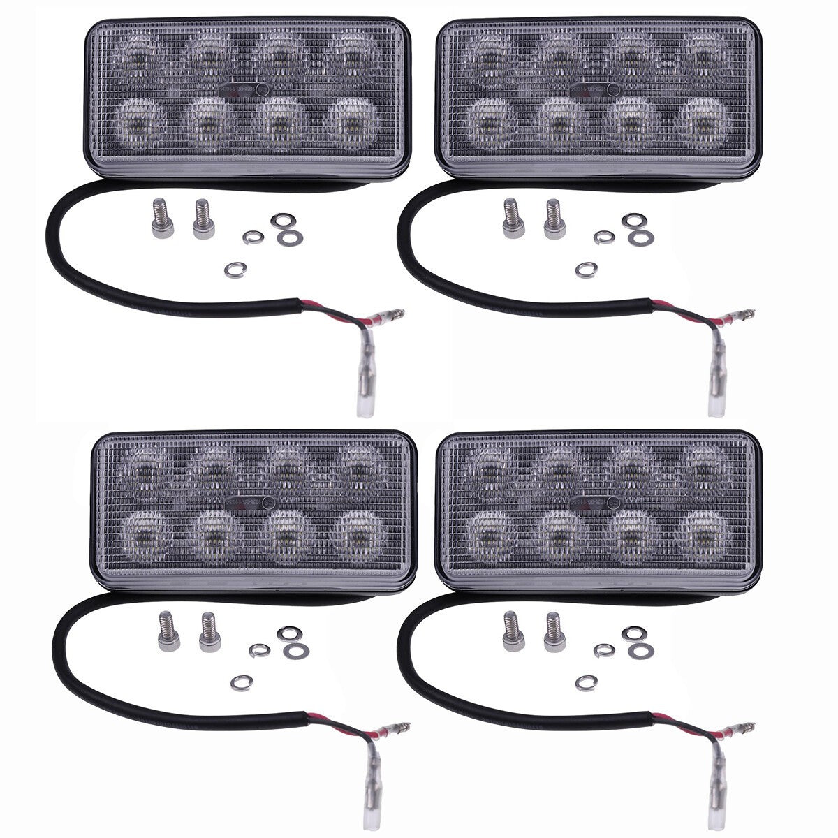 4X Led Work Light V0511-53510 for Kubota SVL65-2 SVL65-2C SVL75 SVL75-2 SVL75-2C