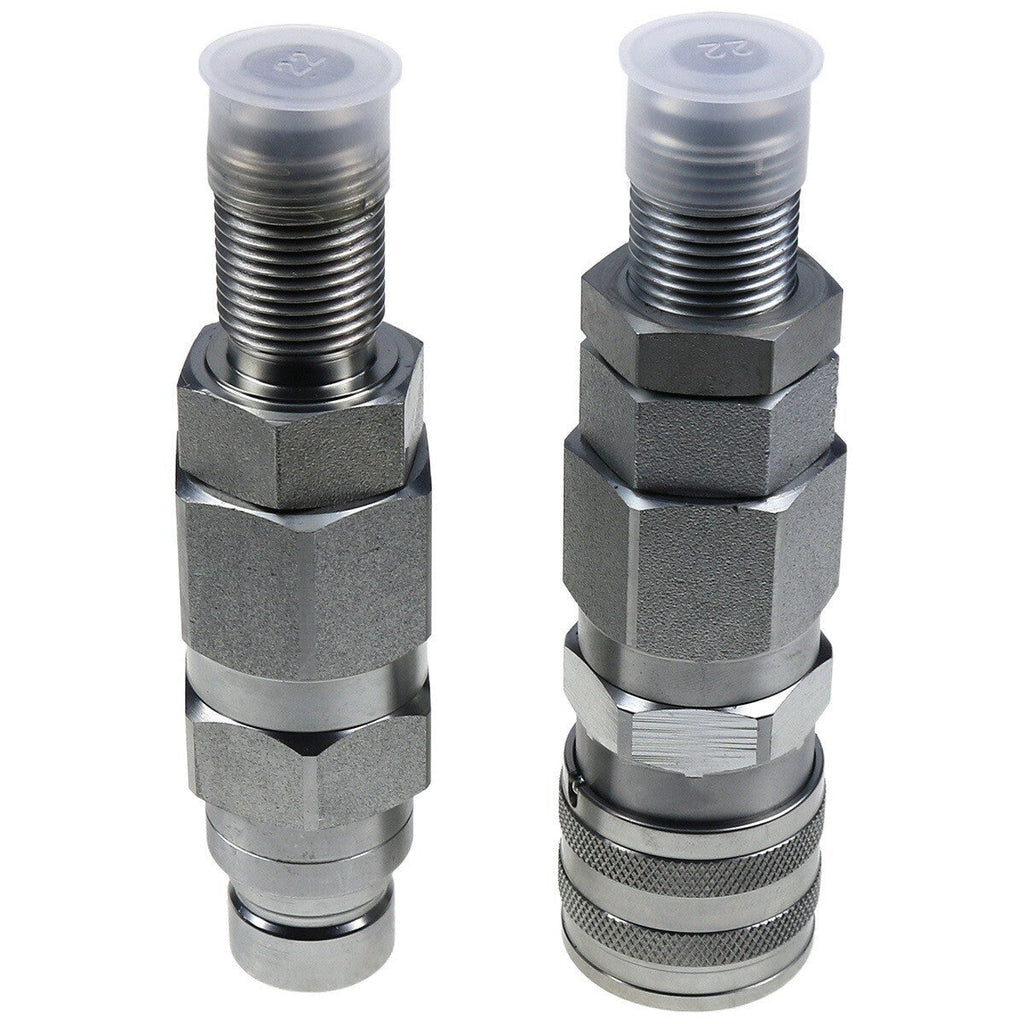 #10 JIC Thread 1/2" Hydraulic Quick Connect Coupler for New Holland LS140 LS150
