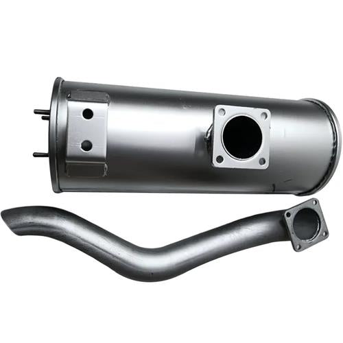 Muffler Silencer for Yanmar Engine 4TNV98 Takeuchi TL130 Excavator
