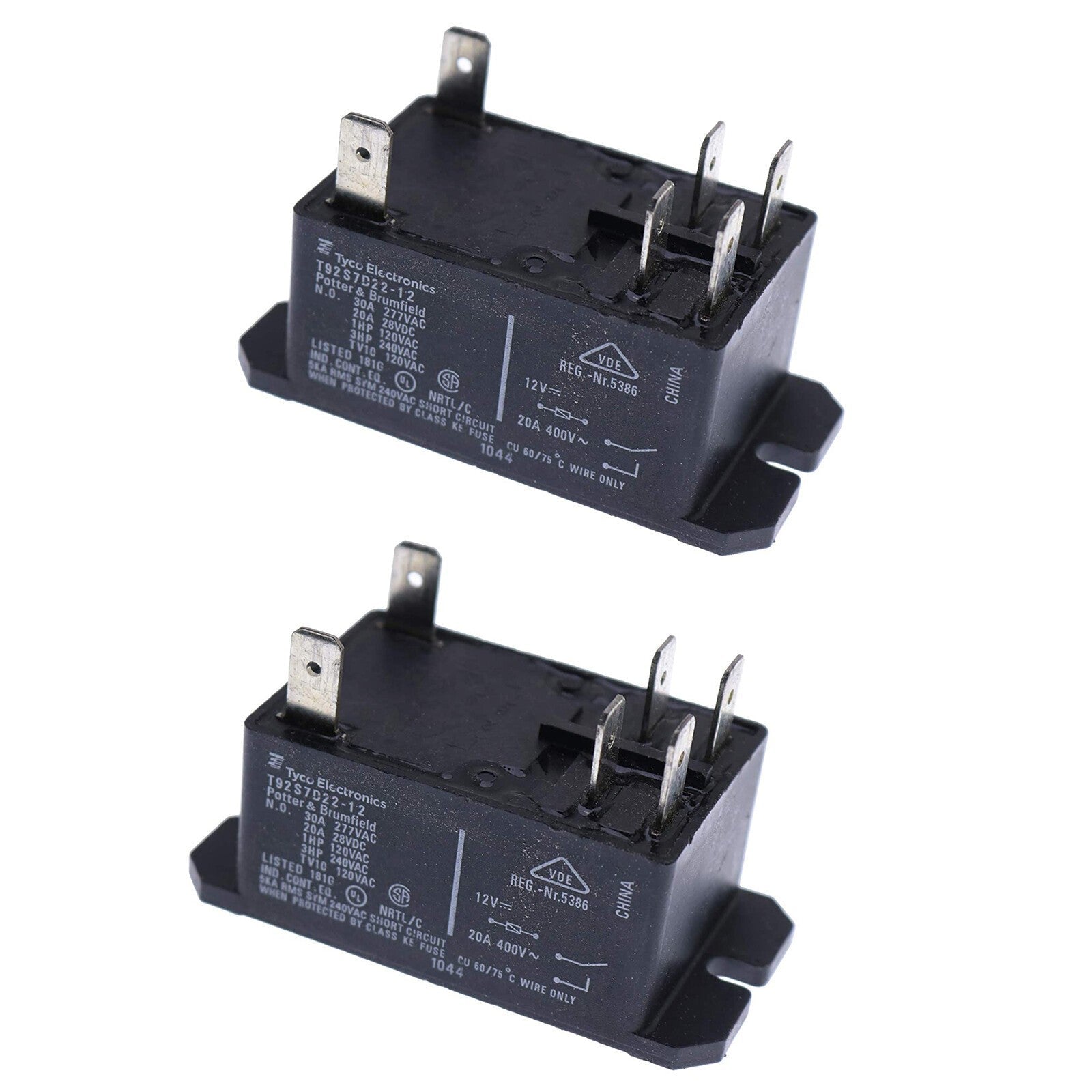 2X Relay 86521256 T92S7D22-12 for New Holland L175 LS140 LS150 LS160 LX565 LX865