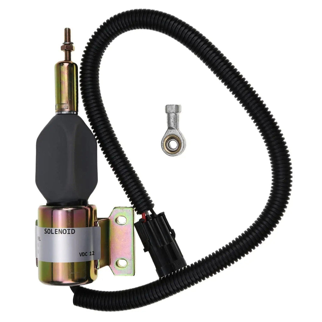 12V Stop Solenoid 3935429 SA-4755-12 for Cummins 6BT 5.9L CASE 3185 SPX3200B