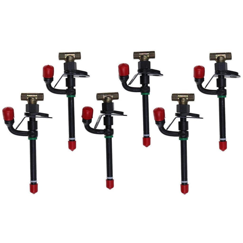 6X Fuel Injector RE38087 RE36939 SE500821 for John Deere 440 4400 4500 595D 690D