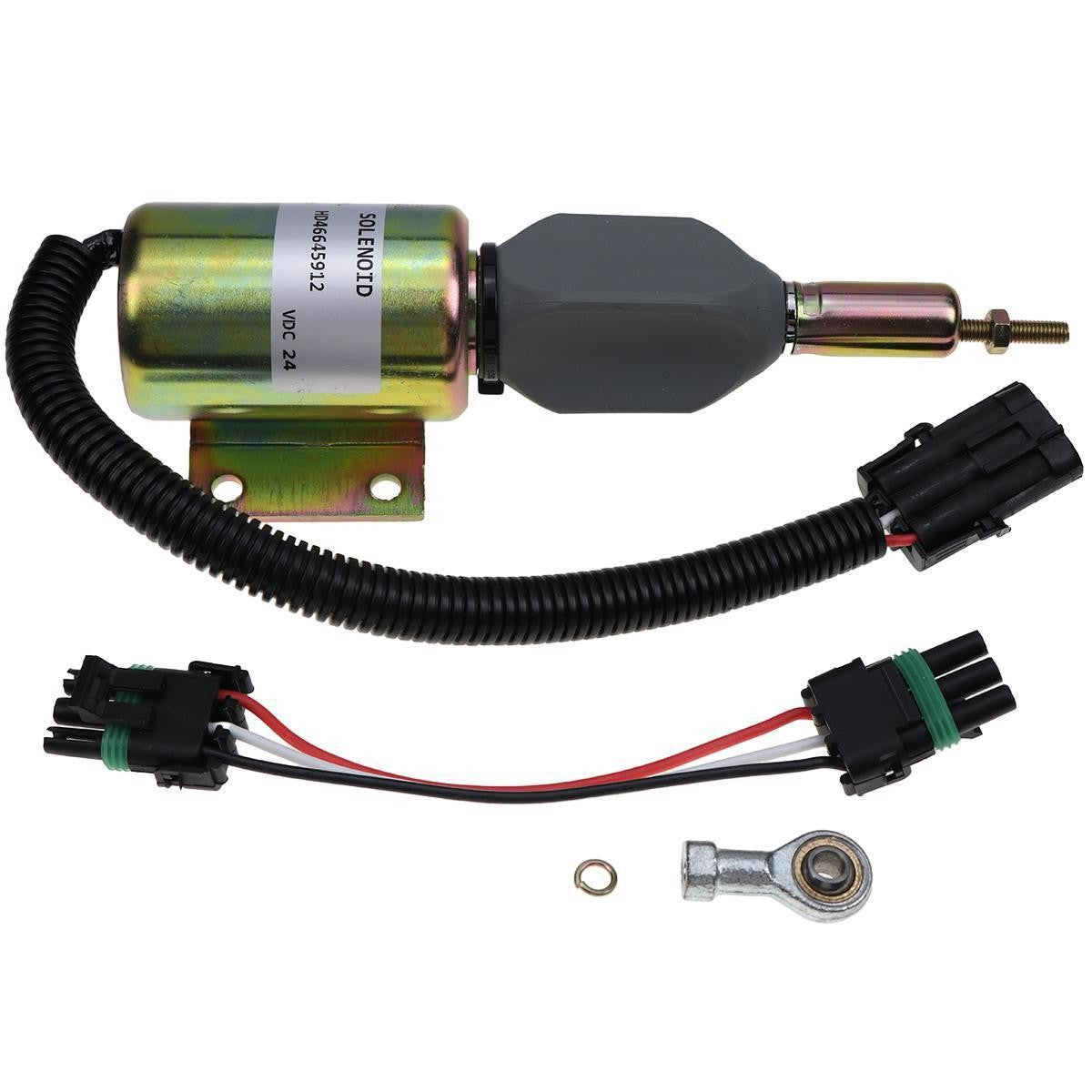 Fuel Shutoff Solenoid RE516083 for John Deere 120 160LC 200LC 230LC 230LCR 270LC