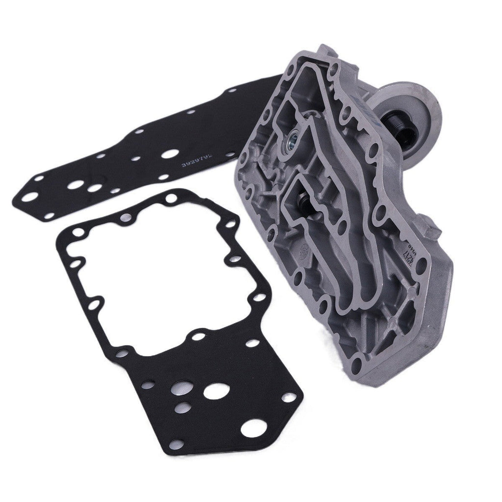 Oil Filter Support Head Cooler Cover 4934218 for Cummins Engine B5.9L 6B 6BT