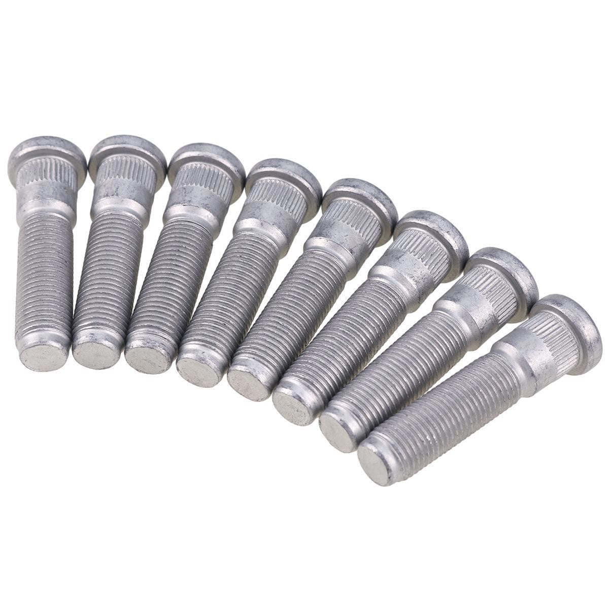 8 Pcs Front & Rear Wheel Hub Stud 06509866AA for Dodge Ram 2500 3500 2012-2022