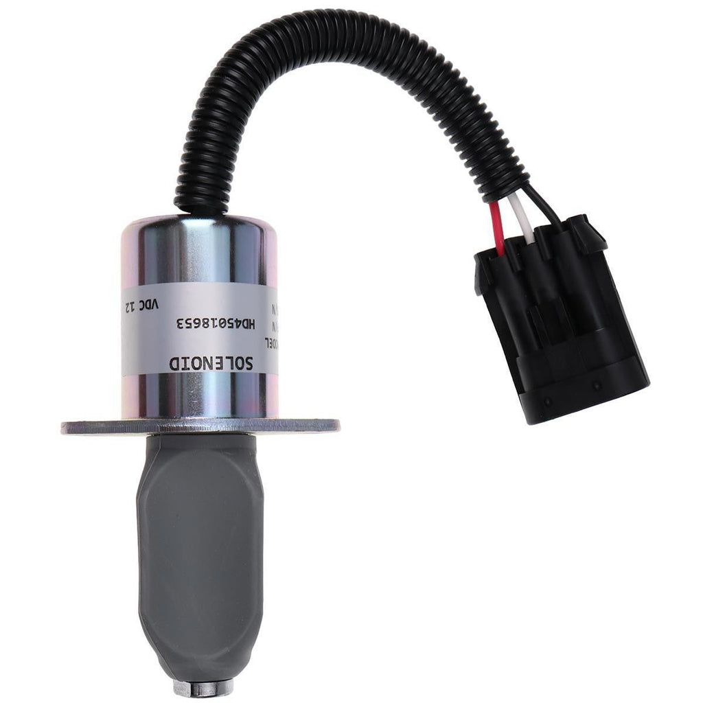 12V Shutoff Solenoid 7136559 6681512 for Bobcat A220 S100 S130 S150 450 453 463