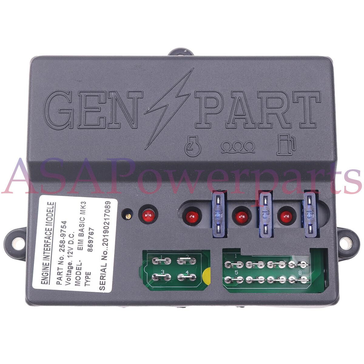 12 V Interface Module EIM PCB 258-9754 for Caterpillar CAT C1.5 C2.2 C3.3 C4.4