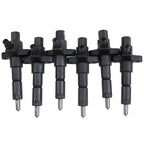 6 PCS Fuel Injector 1-15300250-2 for Isuzu 6BD1 6BG1 Hitachi EX200-2 EX200-3