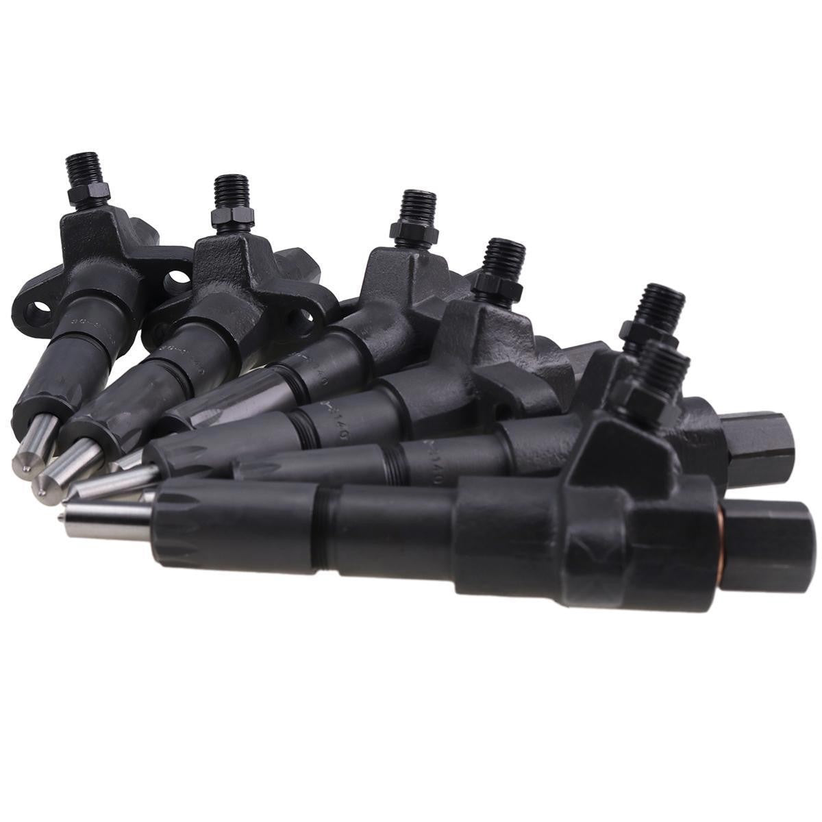6 PCS Fuel Injector 1-15300250-2 for Isuzu 6BD1 6BG1 Hitachi EX200-2 EX200-3