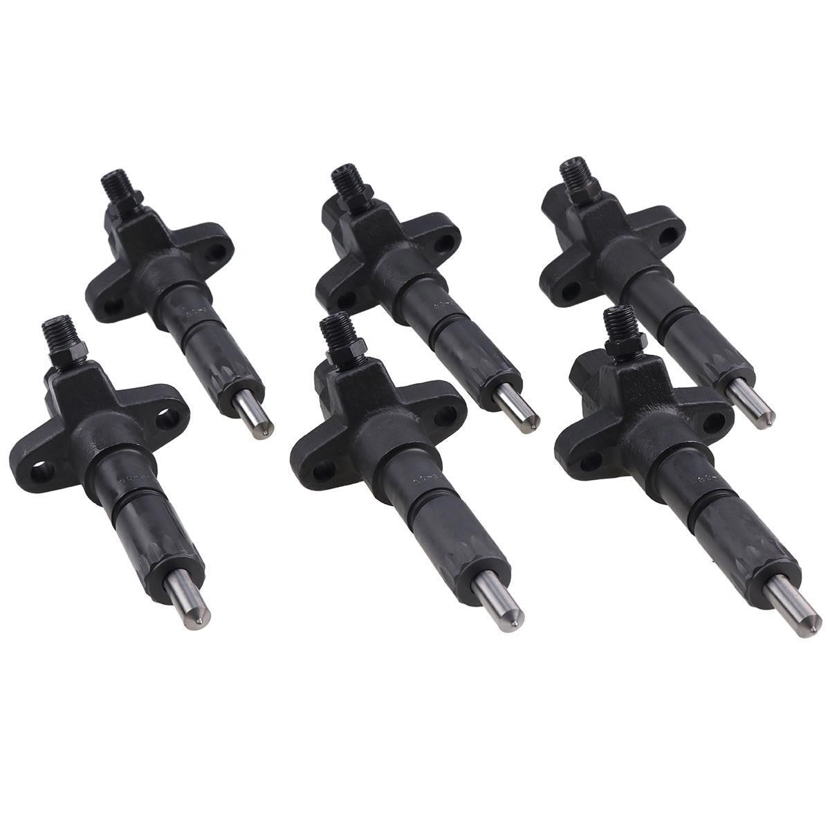 6 PCS Fuel Injector 1-15300250-2 for Isuzu 6BD1 6BG1 Hitachi EX200-2 EX200-3