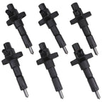 6 PCS Fuel Injector 1-15300250-2 for Isuzu 6BD1 6BG1 Hitachi EX200-2 EX200-3