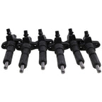 6 PCS Fuel Injector 1-15300250-2 for Isuzu 6BD1 6BG1 Hitachi EX200-2 EX200-3
