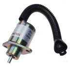 12V Fuel Shutoff Solenoid 173-1338 172-7209 for Caterpillar 236 246 248 252 262