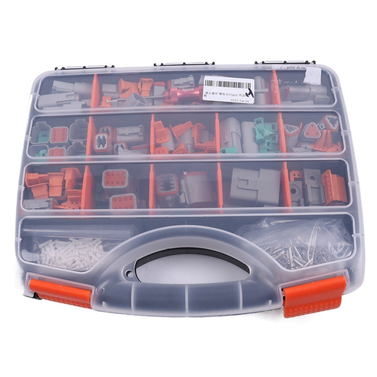 800Pcs Deutsch DT Connector Kit Stamped for 14 16 18 20 GA. WIRE