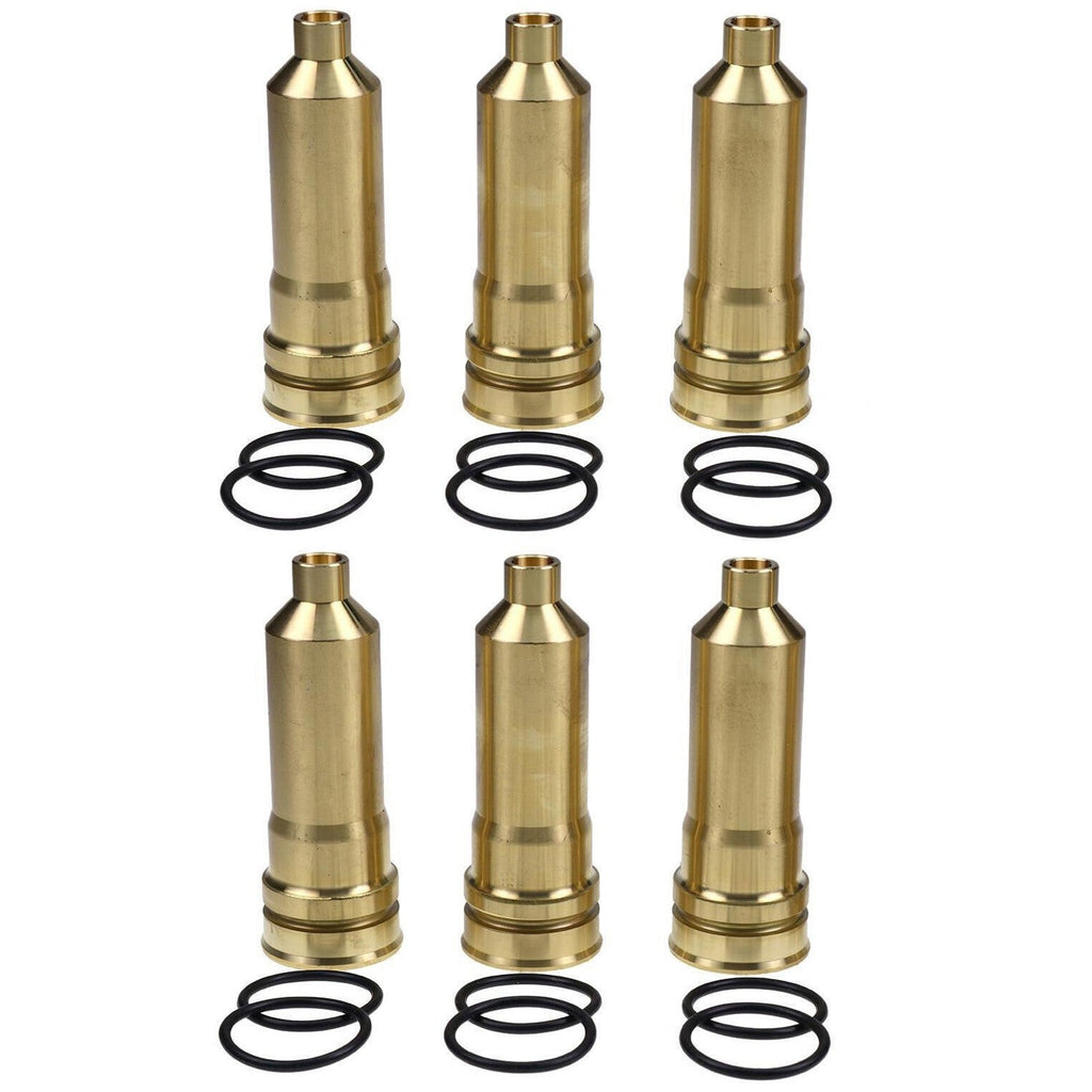 6X Injector Sleeve 8-97606661-0 for Isuzu Engine 4HK1 Hitachi Excavator ZX200-3