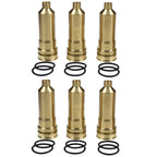6X Injector Sleeve 8-97606661-0 for Isuzu Engine 4HK1 Hitachi Excavator ZX200-3