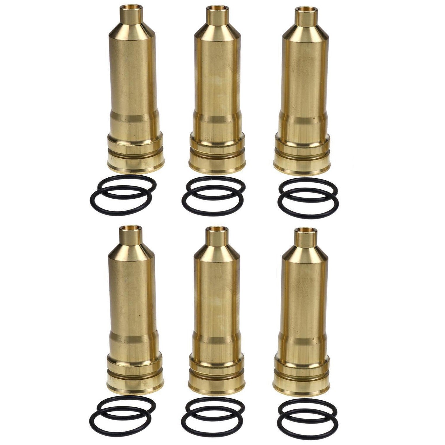 6X Injector Sleeve 8-97606661-0 for Isuzu Engine 4HK1 Hitachi Excavator ZX200-3