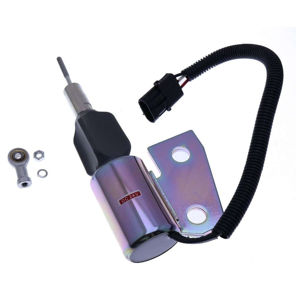 24V Stop Solenoid SA-4941-24 3991168 3964628 for Cummins 4BT Engine Hyundai R130
