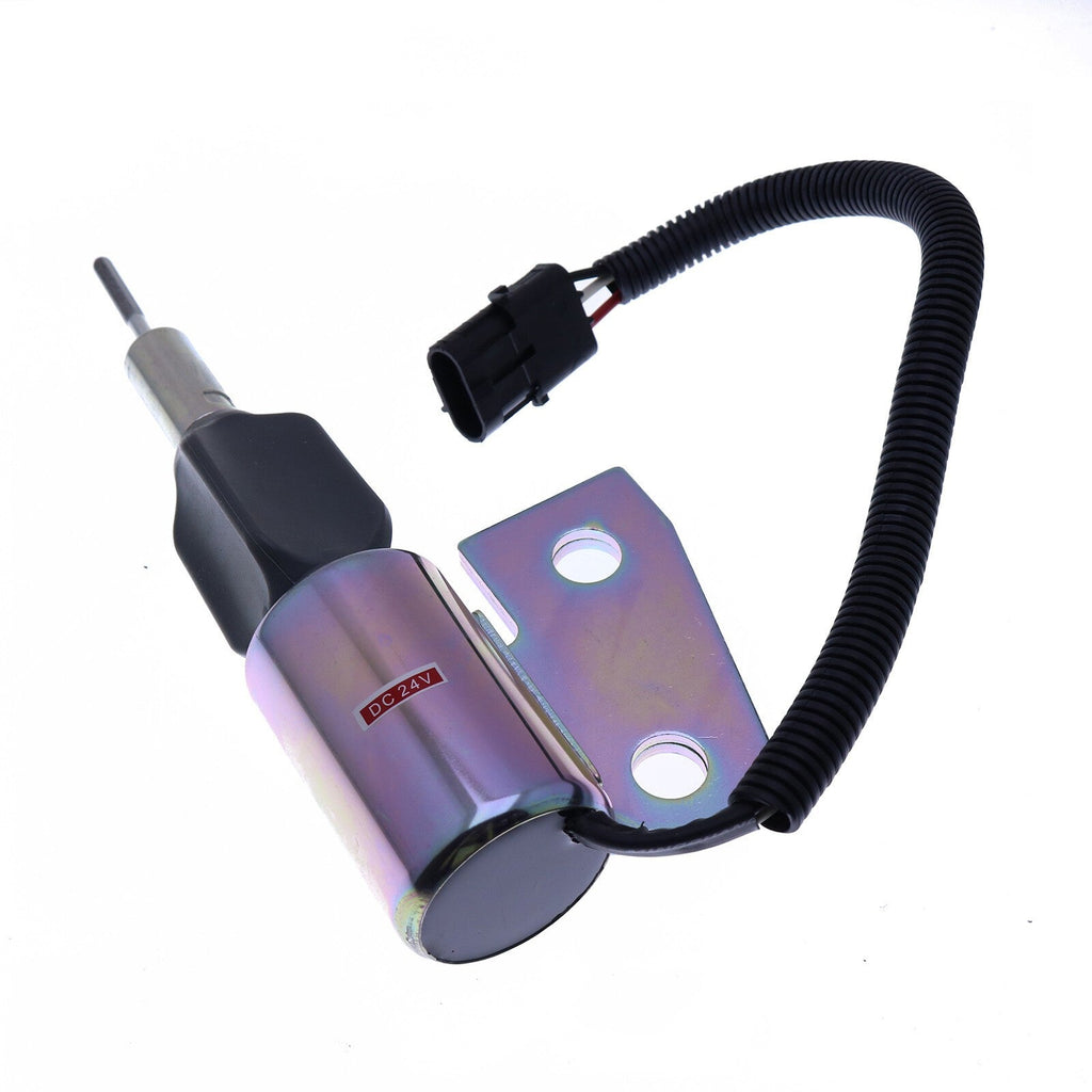 24V Stop Solenoid SA-4941-24 3991168 3964628 for Cummins 4BT Engine Hyundai R130
