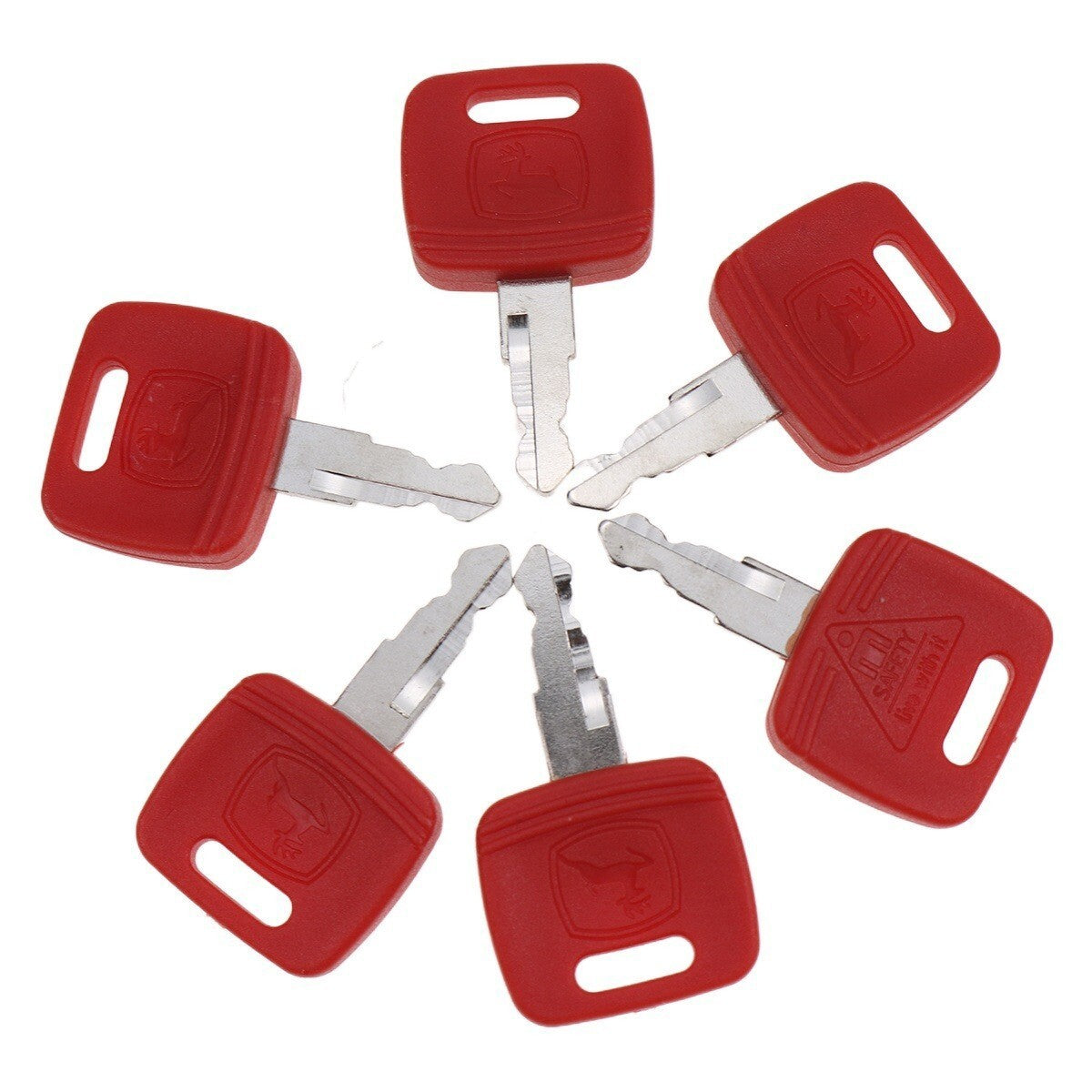 6Pcs Ignition Keys RE71557 for John Deere 9120 9230 9330 9410R 9430 9430T 9460R