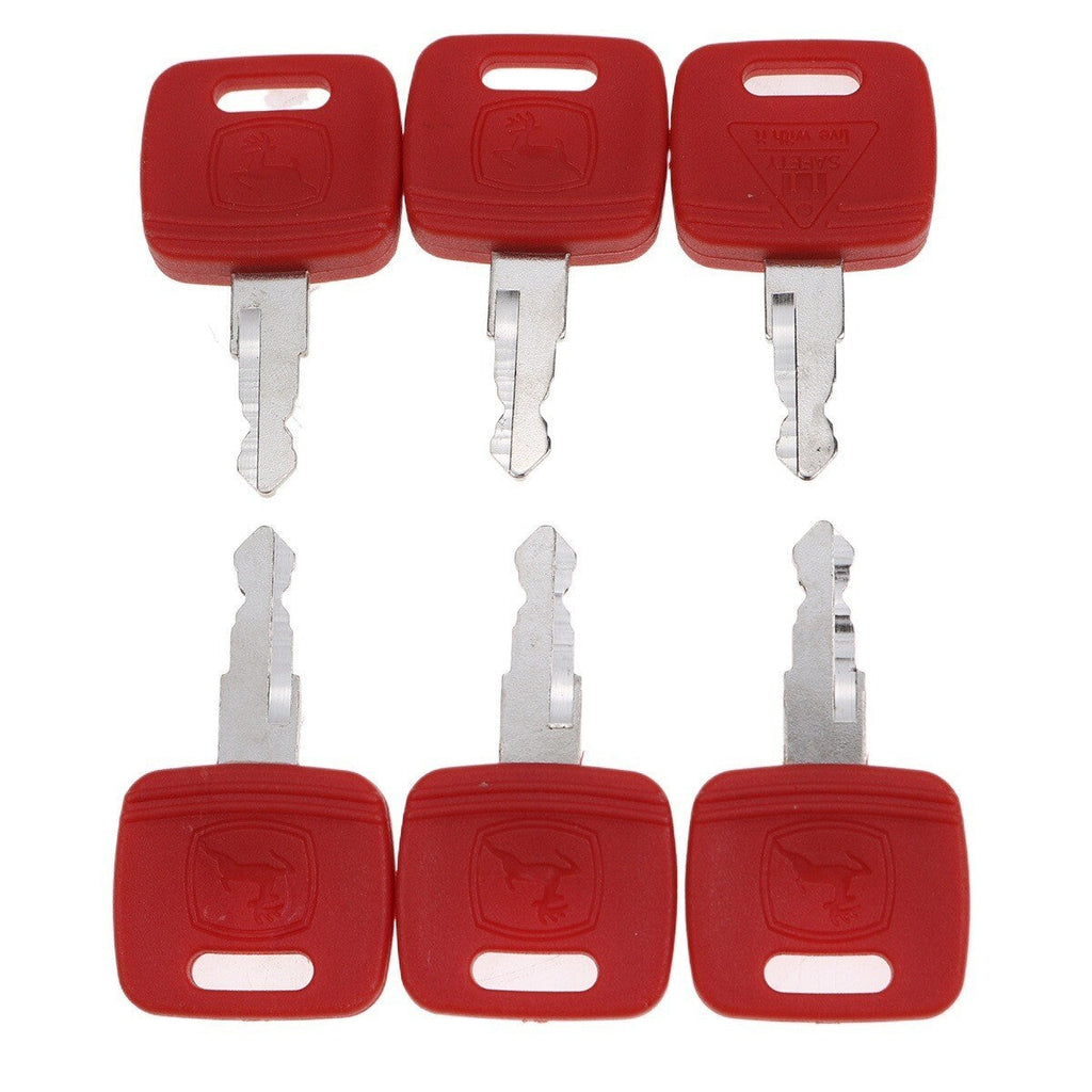 6Pcs Ignition Keys RE71557 for John Deere 9120 9230 9330 9410R 9430 9430T 9460R