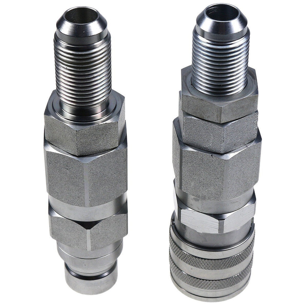 #10 JIC Thread 1/2" Hydraulic Quick Connect Coupler Set for CASE 410 420 430 435