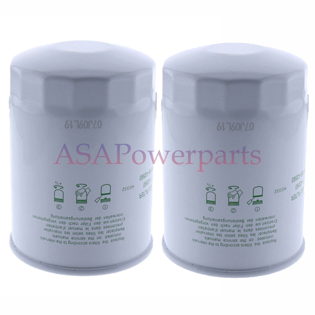 2 Pcs Fuel Filter HHV00-51640 for Kubota V3800 Track Loader SVL75-2C SVL95-2S