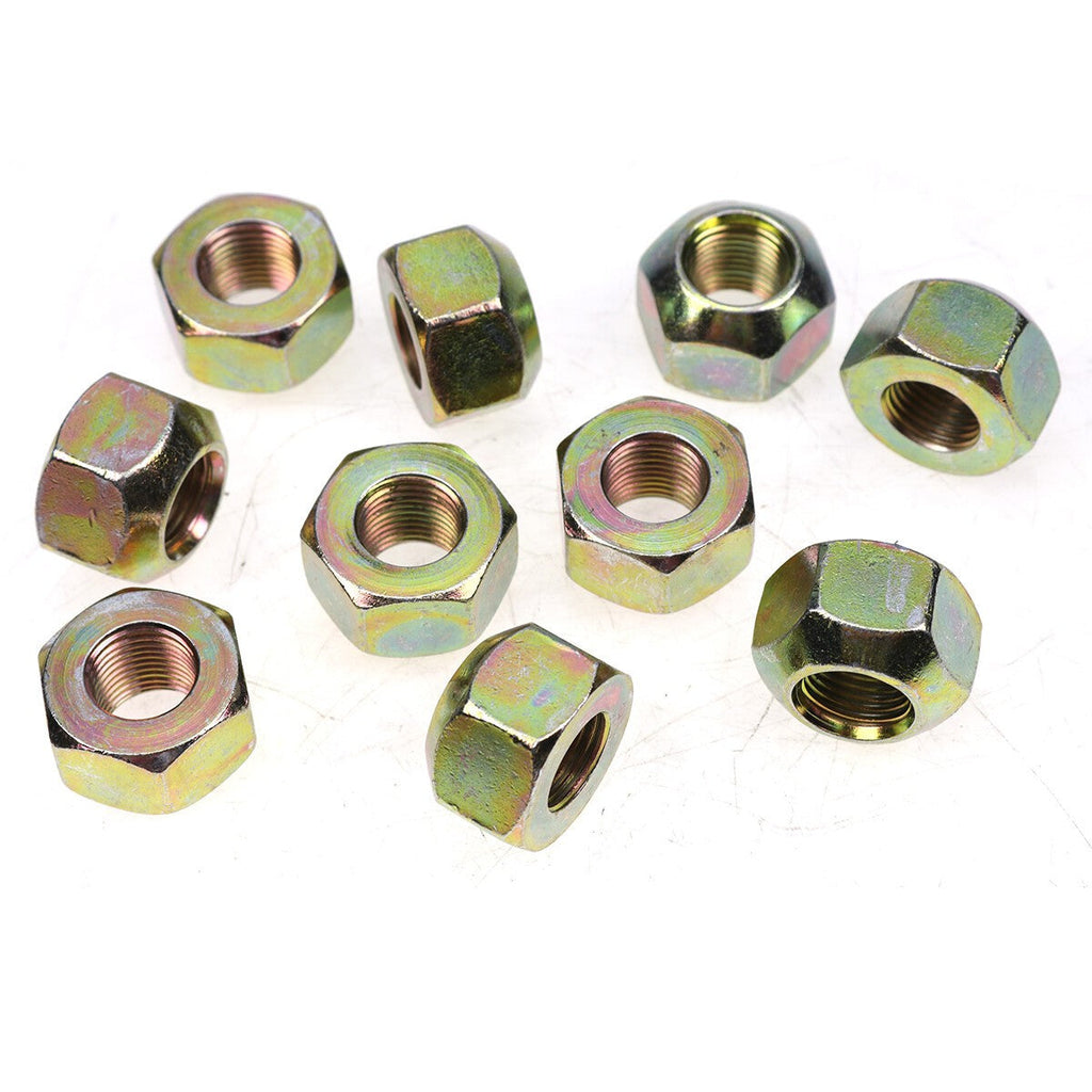 10X Wheel Nut 6564669 for Bobcat 1213 1600 2000 2400 2410 444M 500 520 530 533