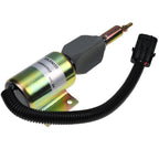 24V Fuel Shutdown Solenoid for John Deere 120 160LC 200LC 230LC 270LC Cummins6CT