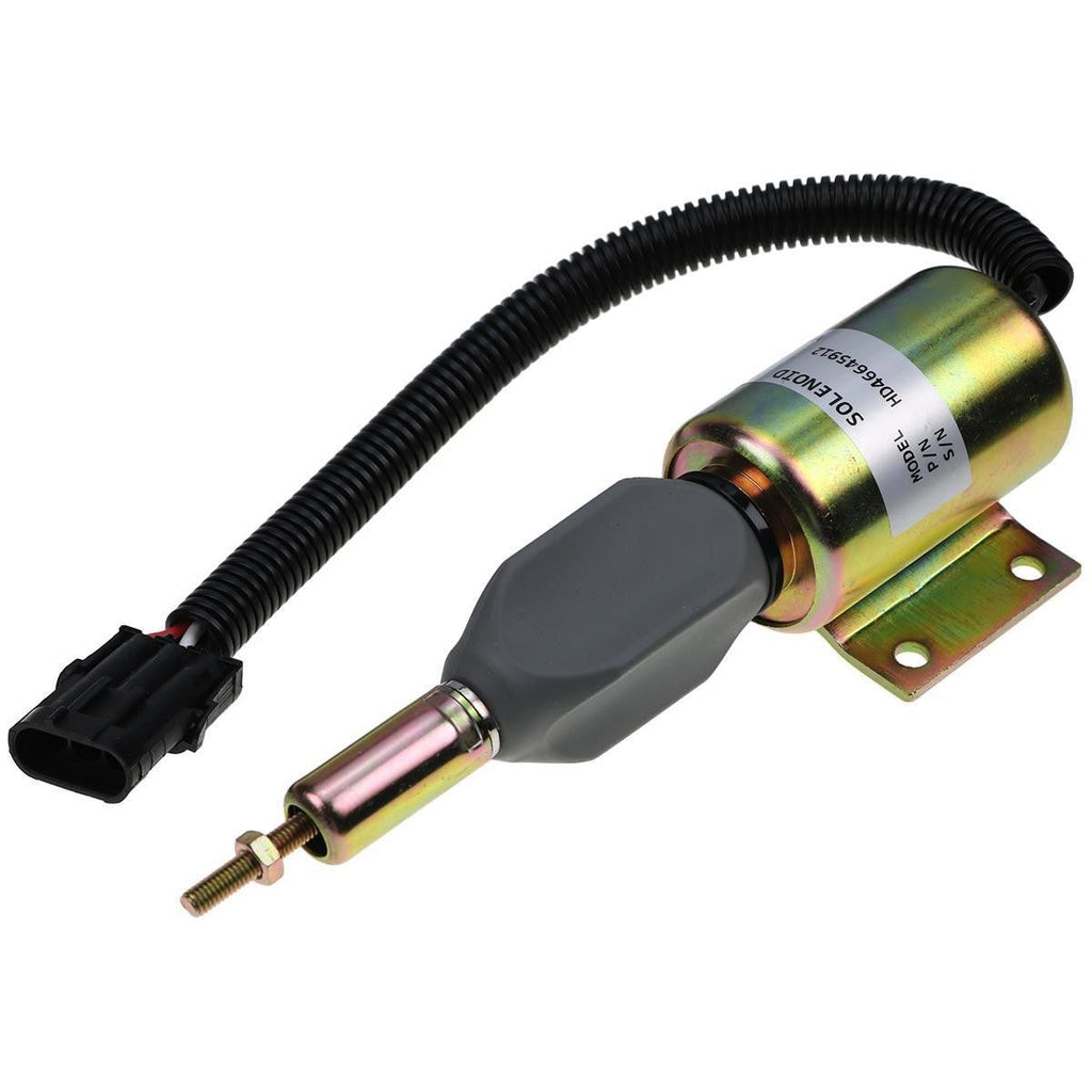 24V Fuel Shutdown Solenoid for John Deere 120 160LC 200LC 230LC 270LC Cummins6CT