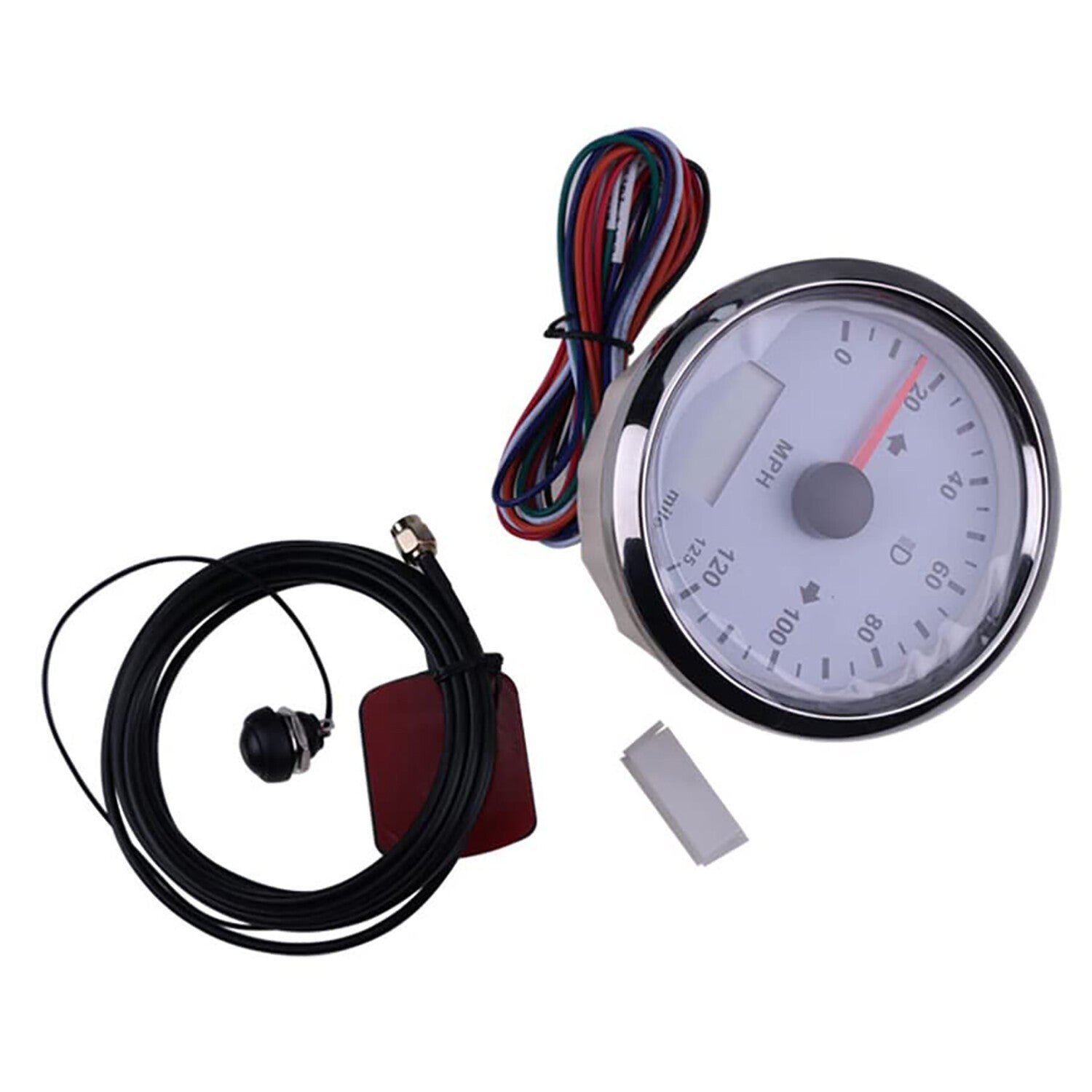 GPS Speedometer 125MPH Adjustable for Boat Car 3 3/8 12V 24V with Backlight