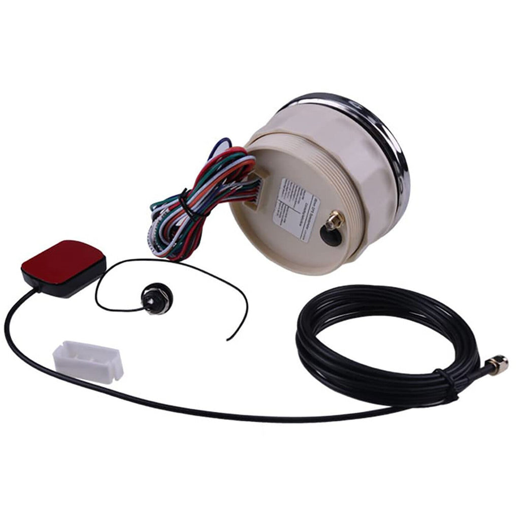 GPS Speedometer 125MPH Adjustable for Boat Car 3 3/8 12V 24V with Backlight