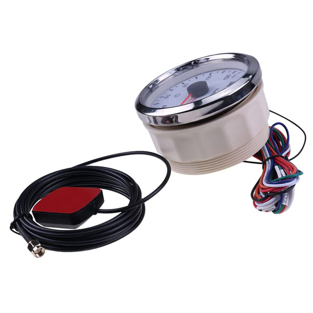 GPS Speedometer 125MPH Adjustable for Boat Car 3 3/8 12V 24V with Backlight