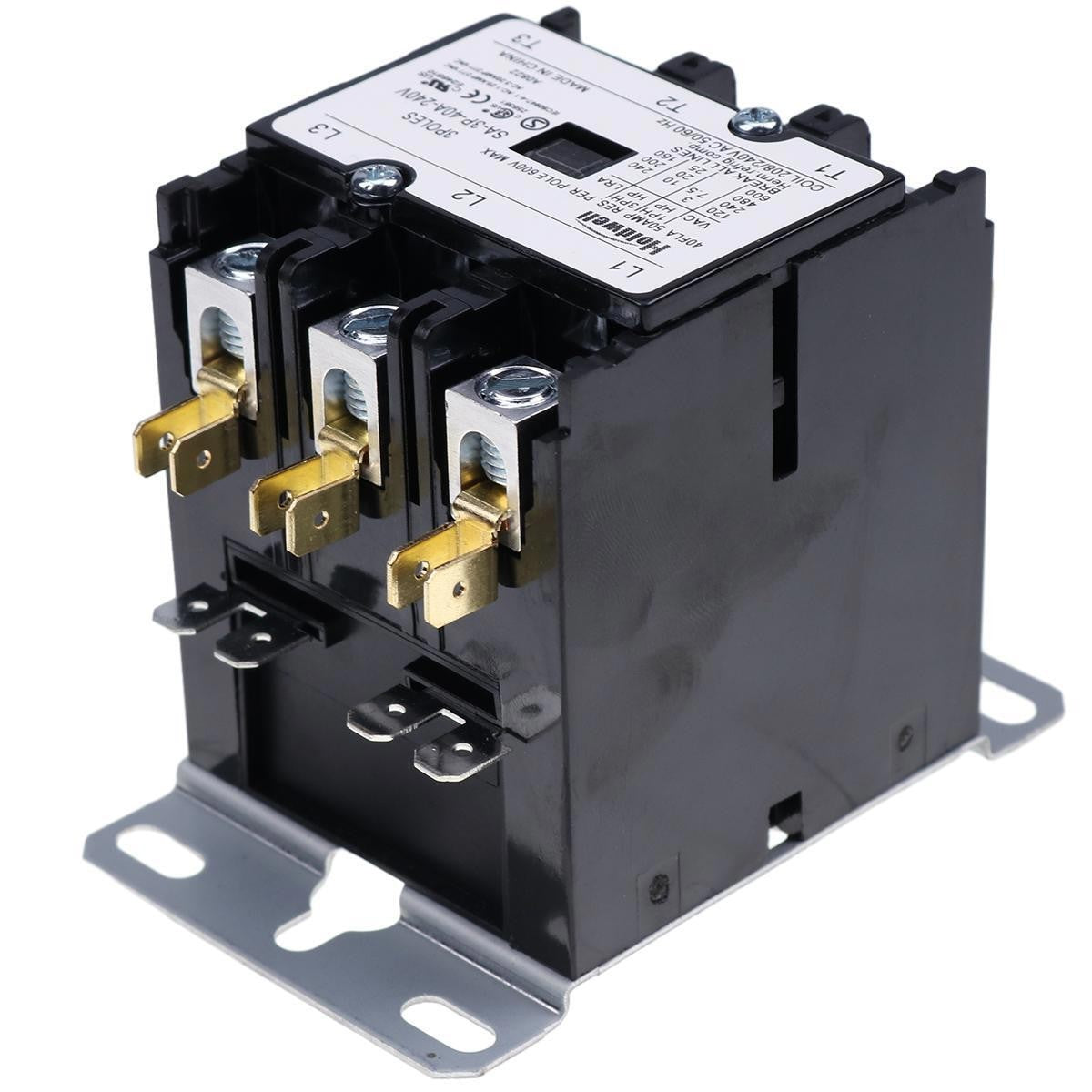 2X SA-3P-40A-240V Coil Definite Purpose Contactor 3 Poles 40 Amp 240V AC