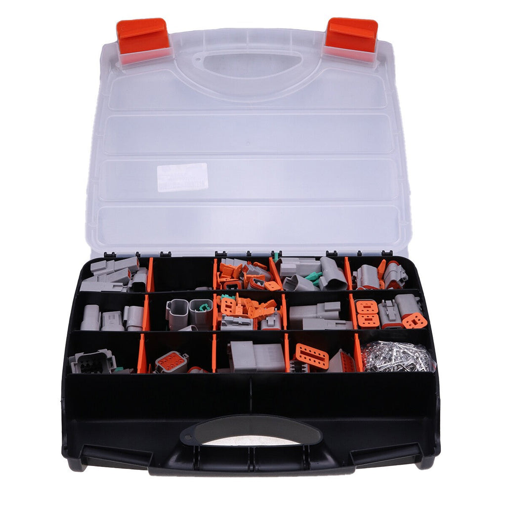 750 Pcs Deutsch DT Connector Plug Kit for 14 16 18 20 AWG Stamped Contact Kit