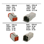 750 Pcs Deutsch DT Connector Plug Kit for 14 16 18 20 AWG Stamped Contact Kit